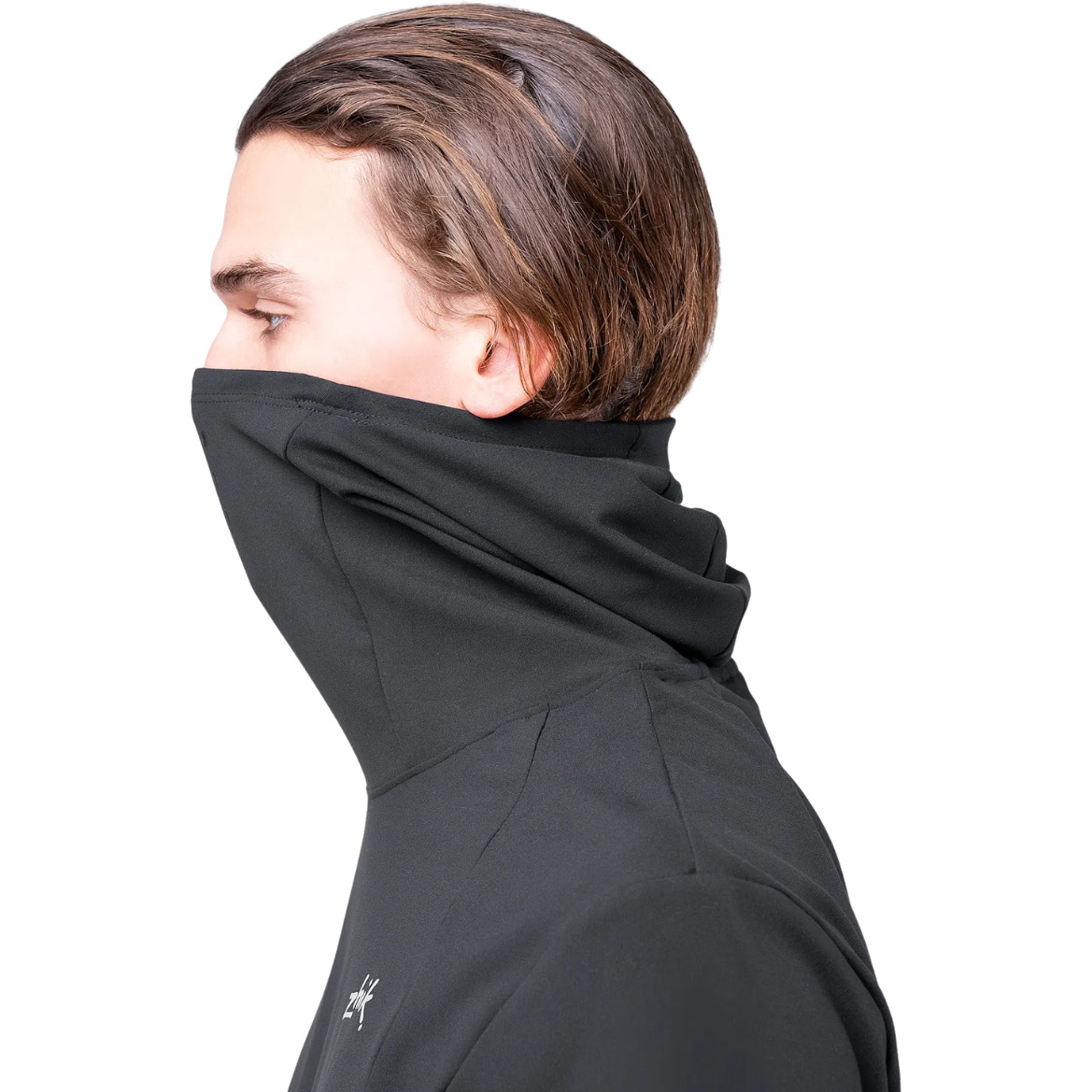 2026 Zhik Mens Motion Long Sleeve Hooded Top ATP-0100-M-ANT - Anthracrite